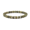 Gemstone Round Beaded Stretch Bracelet for Women BJEW-JB07713-2