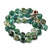 Dyed & Heated Natural Fire Crackle Agate Beads Strands G-C116-A177-01-3