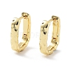 Letter U Rack Plating Brass Hoop Earrings for Women KK-Z038-06G-1