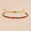 Bohemian Glass Seed Beaded Braided Bead Men NH0073-2-1