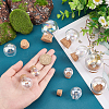   10Pcs 5 Style Iridescent Glass Dome Cover AJEW-PH0004-88-3
