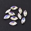 Glass Rhinestone Cabochons GGLA-P002-03A-08-1