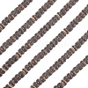 6 Strands Natural Coconut Shell Rondelle Bead Strands COCB-SC0001-02C-1