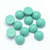Synthetic Green Turquoise Cabochons G-P393-R09-4mm-1