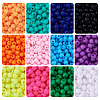 72G 12 Colors Opaque Acrylic Beads SACR-TA0001-54-2