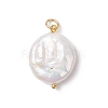 Natural Keshi Pearl Pendants PALLOY-JF04189-02-1