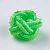 Polyester Weave Beads WOVE-K001-A10-2