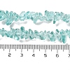 Spray Painted Transparent Glass Beads Strands X-GLAA-P060-01B-04-4