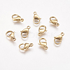 Ion Plating(IP) 304 Stainless Steel Lobster Claw Clasps STAS-P185-15-G-1