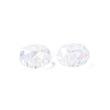 Transparent Glass European Beads GPDL-N005-D14mm-A01-6