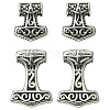 4Pcs 2 Styles 304 Stainless Steel Pendants STAS-CJ0002-86-1