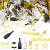 Electroplate PVC Plastic Confetti DIY-GF0011-15-1