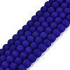 Opaque Glass Beads Strands GLAA-T032-P4mm-MD10-1