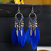 Alloy Rhinestone Teardrop Chandelier Earrings FS-WG764FB-08-1