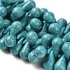 Synthetic Howlite Beads Strands TURQ-F018-07A-4