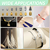 140Pcs 14 Styles Tibetan Style Alloy Cord Ends FIND-PH0025-78-5