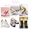 1 Pair Flower Cloth Shoe Decoration AJEW-DR0001-65B-6