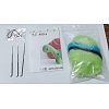 Cartoon Dinosaur Shape Needle Felting Starter Kit DOLL-PW0005-061D-2
