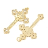 Brass Micro Pave Cubic Zirconia Pendants KK-B167-21G-2