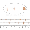 Handmade Natural Rose Quartz Chip Beads Chain CHS-H028-06A-06-2