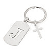 1Pc Stainless Steel Keychains KEYC-TADJ0001-08J-1