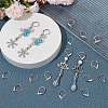 Beebeecraft 200Pcs 304 Stainless Steel Leverback Earring Findings STAS-BBC0003-75-4