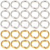 600Pcs 2 Colors Brass Split Rings KK-SP0001-82C-1