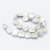 Natural Baroque Pearl Keshi Pearl Beads Strands PEAR-K004-42-2