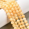 Natural Yellow Jade Beads G-Q277-1-1