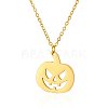 Halloween 304 Stainless Steel Laser Cut Pendant Necklaces FS-WG247A7-01-1
