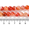 Natural Striped Agate/Banded Agate Beads Strands G-Z060-A01-B19-5