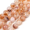 Heated Natural Citrine Beads Strands G-S362-105C-1