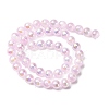 Plating Natural Selenite Beads Strands G-G120-A01-01-01-3