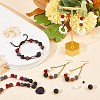 Natural Lava Rock Gemstone Round Bead Strands X-G-R285-4mm-06-6