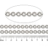 304 Stainless Steel Flower Link Chains CHS-A016-57P-A-2