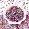 Baking Paint Transparent Glass Seed Beads SEED-N006-05-2
