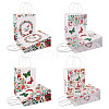 8Pcs 4 Styles Rectangle with Butterfly Pattern Paper Gift Bags CARB-TA0001-09-2
