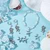 20Pcs 2 Styles Alloy Resin Pendants FIND-SC0013-38-4