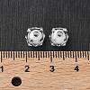 Transparent Acrylic Beads TACR-S112-8mm-01-4