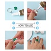 Non-Tarnish 304 Stainless Steel Pad Ring Settings STAS-K278-11E-P-3