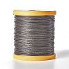 Round Waxed Polyester Cord YC-E004-0.65mm-N622-1