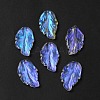 Dyed & Heated Glass Pendants X1-GLAA-B009-06H-2