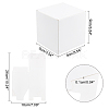 Foldable Creative Kraft Paper Box CON-WH0062-04A-2