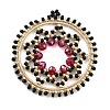 Seed Beads Beaded Pendants PALLOY-MZ00386-01-1