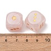 Natural Rose Quartz Dices G-T143-29-09-3