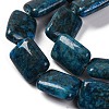 Natural Blue Agate Beads Strands G-T047-B02-01-4