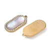 Natural Freshwater Shell Pendants SH-CBA11D7-30A-G-2