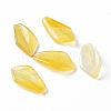 Natural Yellow Agate Pendants G-F697-B04-1
