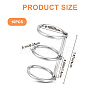 3-Ring Iron Loose Leaf Book Binder Hinged Rings FIND-WH20018-06A-P-2