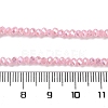 Baking Electroplate Glass Beads Strands X-DGLA-A039-J2MM-B15-4